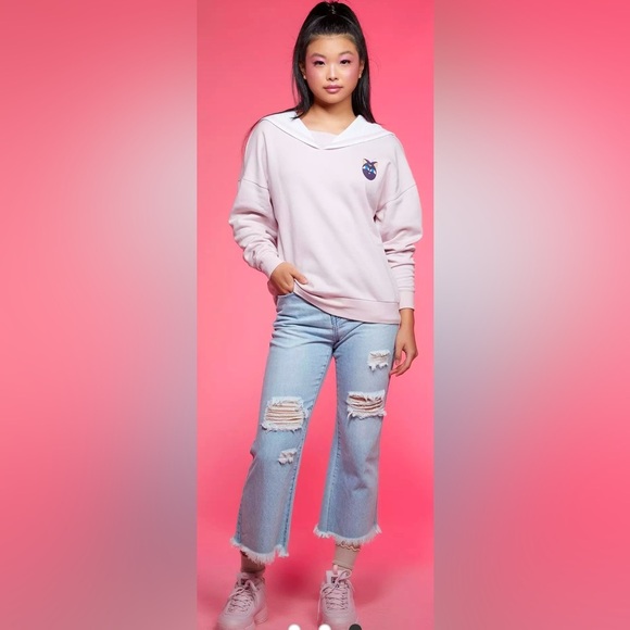 Sailor Moon Chibi-Usa Schoolgirl Collar Girls Sweatshirt - Picture 1 of 14